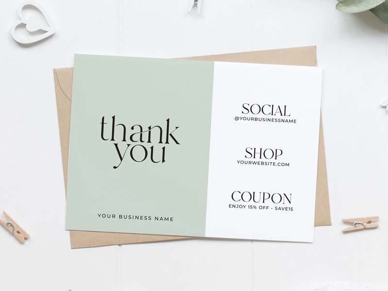 custom thank you cards