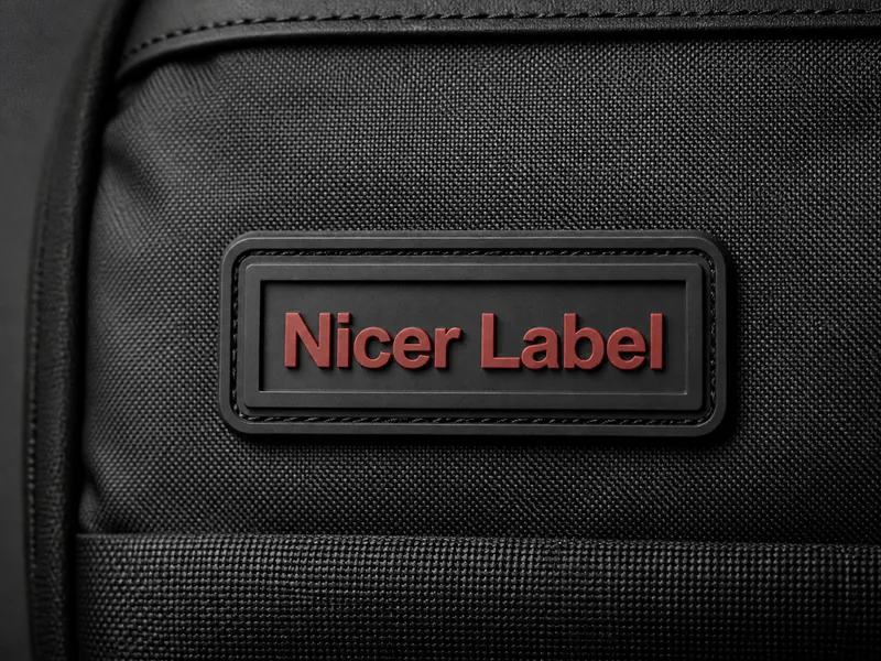 Custom 3D embossed PVC patch for bags and apparel