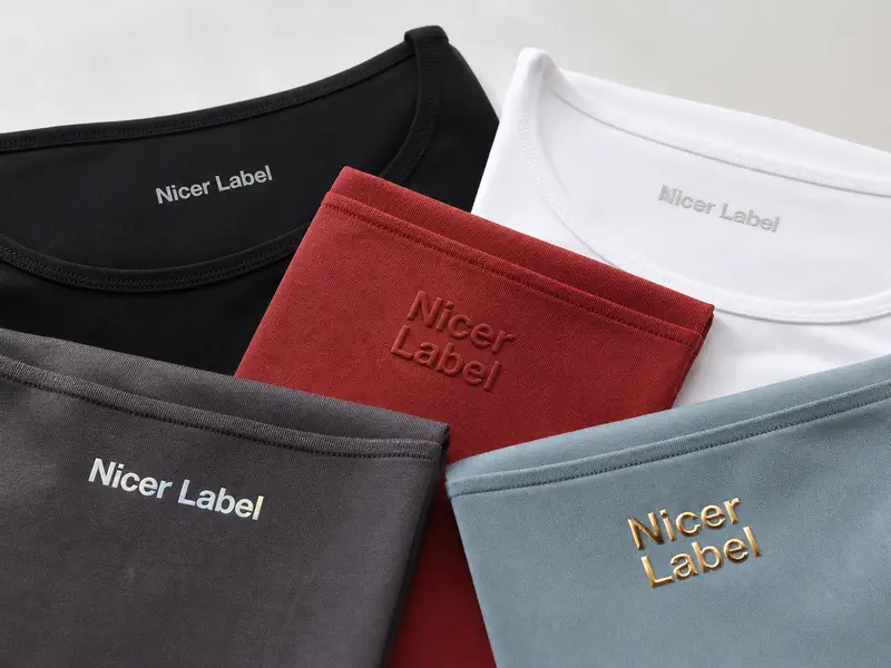 Custom Heat Transfer Labels by Nicer Label Custom heat transfer labels for clothing and sportswear by Nicer Label